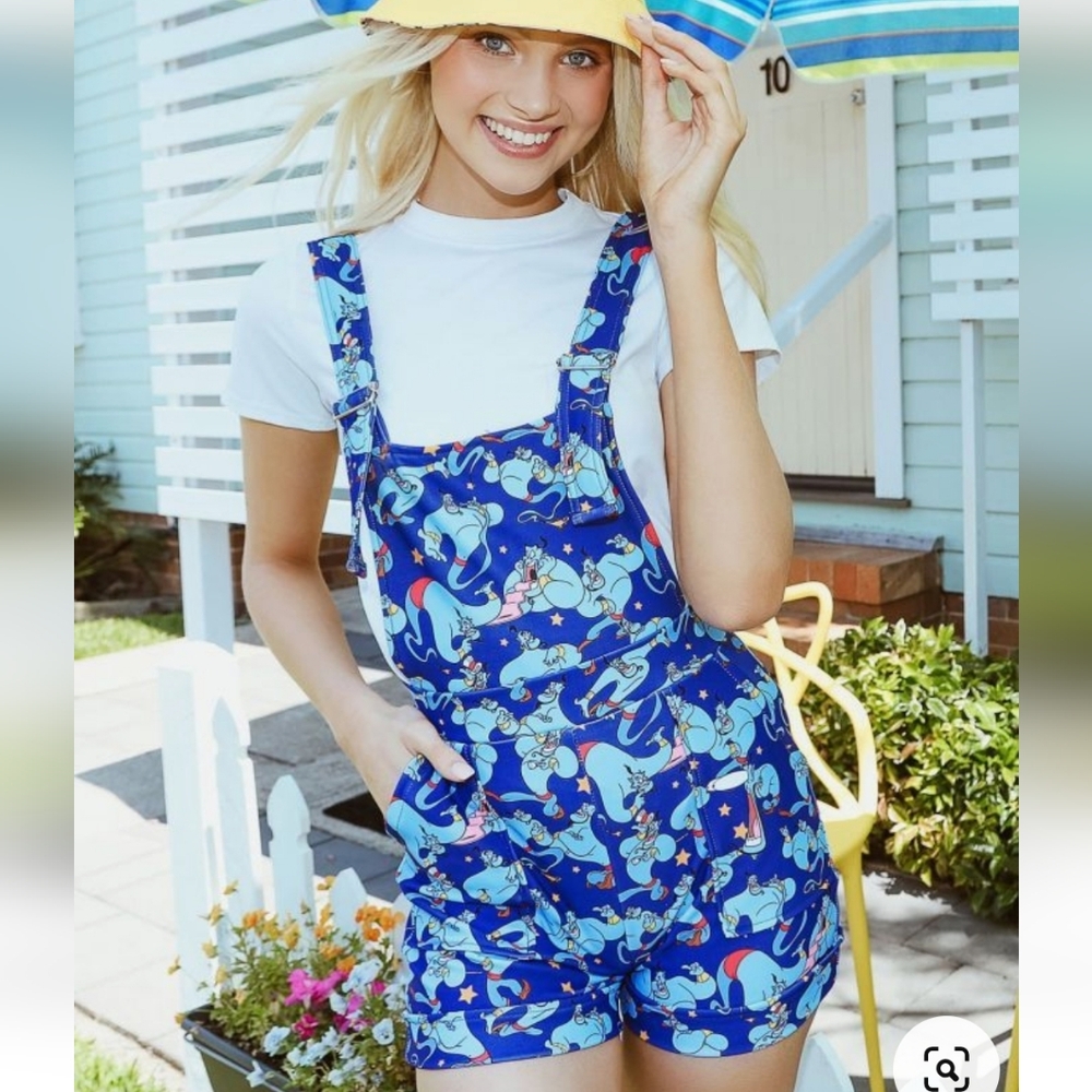 BLACKMILK x DISNEY ALADDIN GENIE SHORT OVERALLS Disney Parks